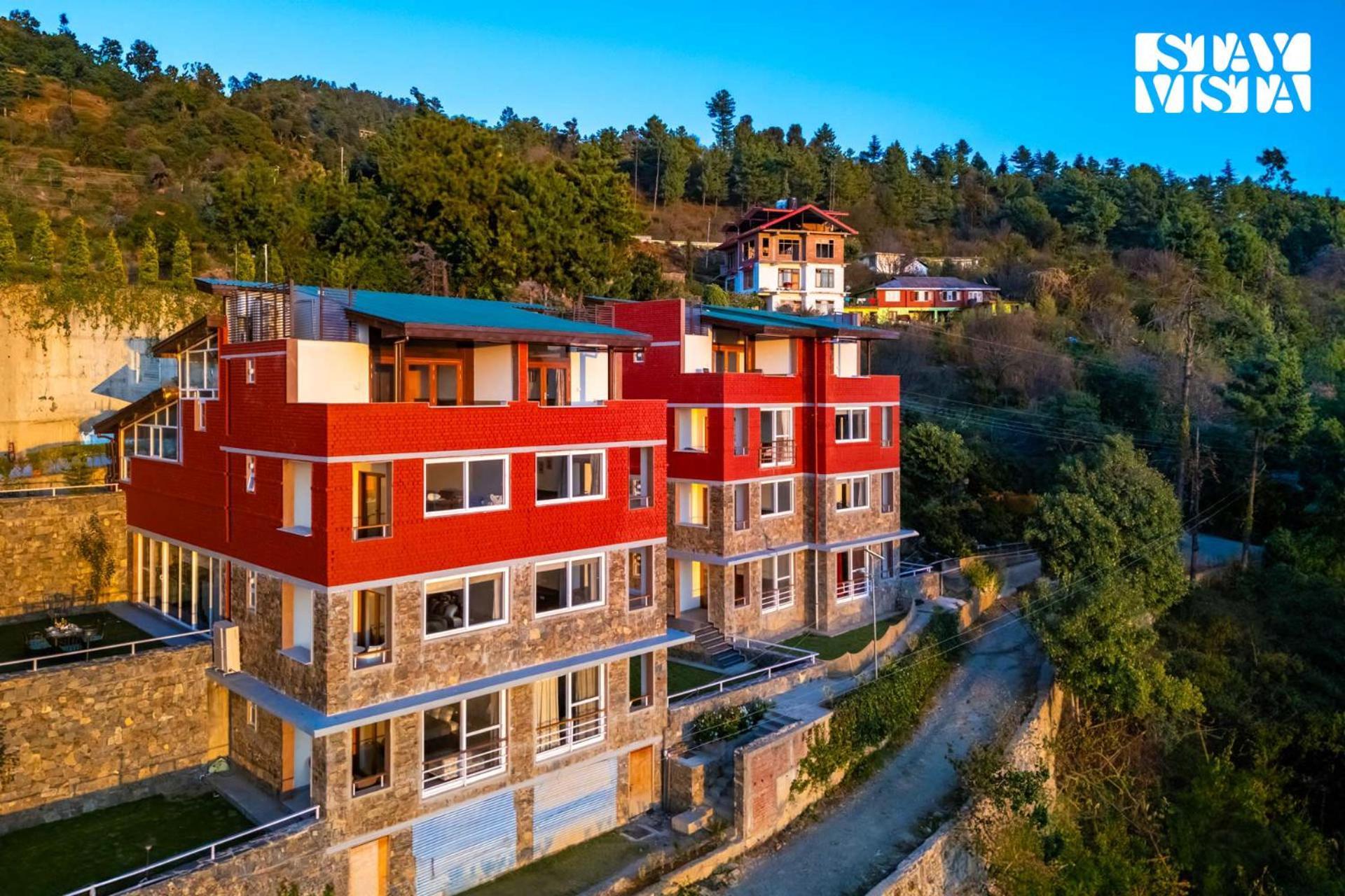 Stayvista At Orchards - Elysium Estate With Wifi, Bonfire 심라 외부 사진