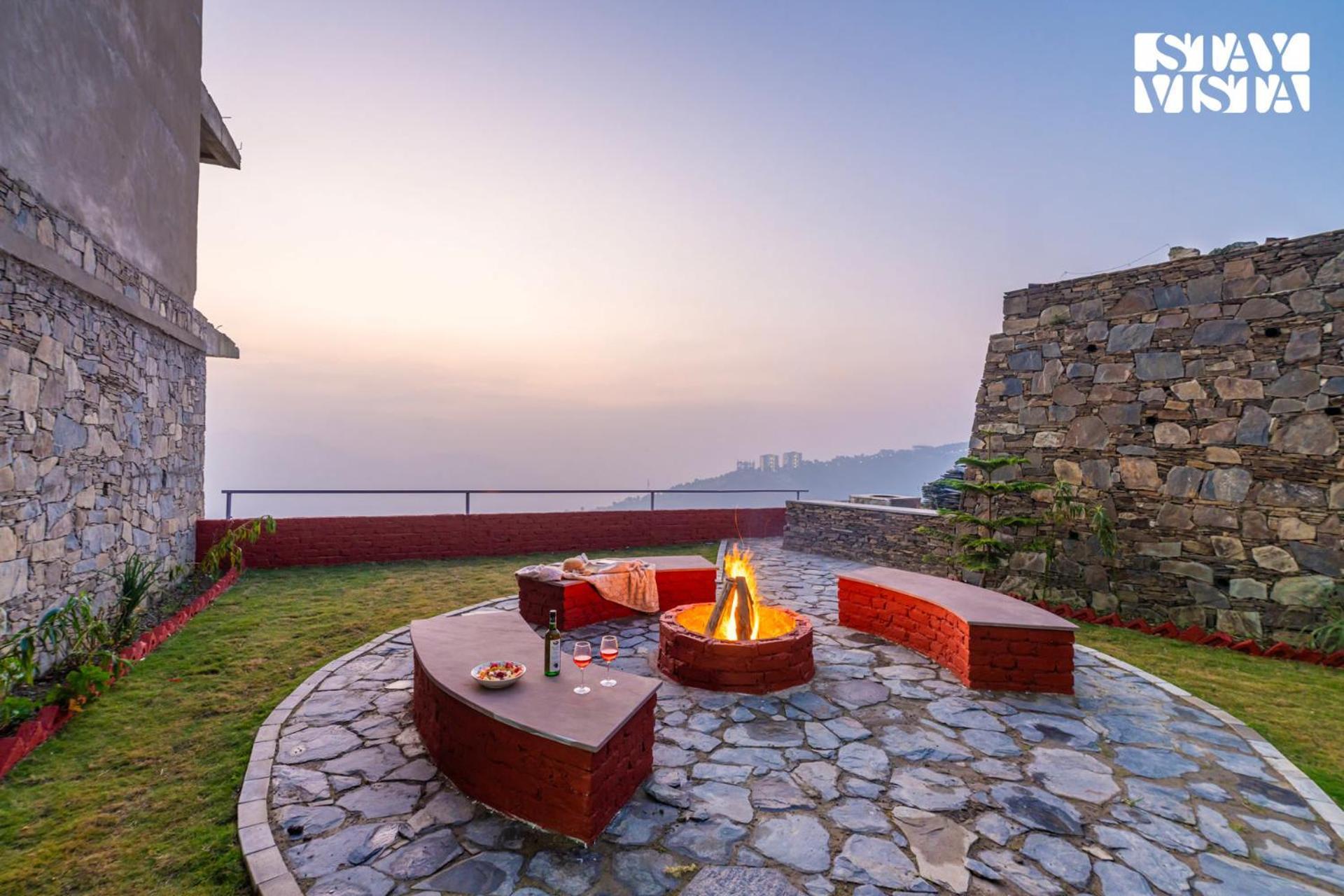 Stayvista At Orchards - Elysium Estate With Wifi, Bonfire 심라 외부 사진